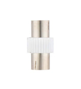 Adaptador T Nb Coaxial 9.5mm Vers 9mm F/F (Blanco)