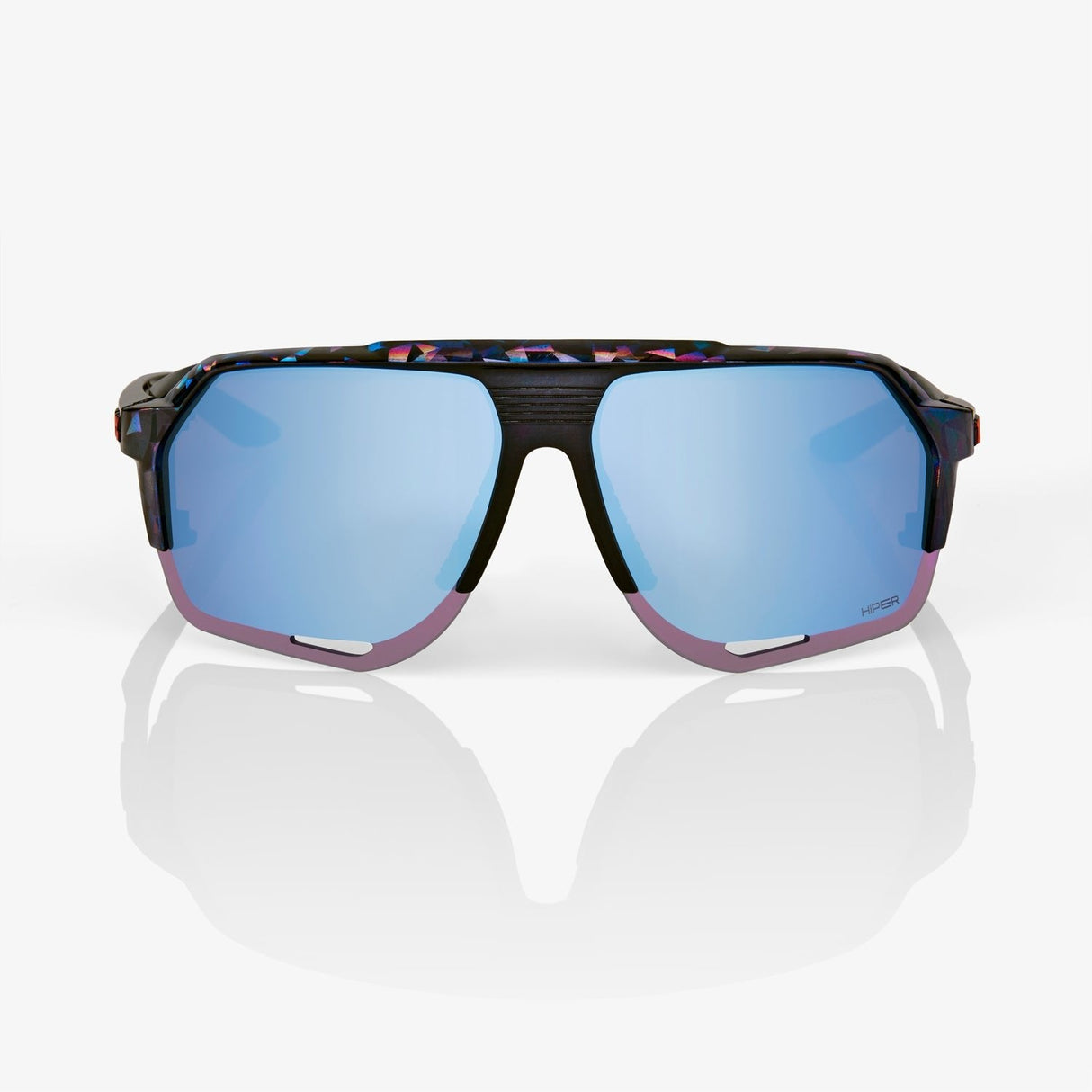 100percent Norvik - Hiper Mirror Lens Black Holographic