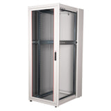 Roline 19-Zoll Netzwerkschrank Basic 42 He, 800x1000 Bxt Glastr Grau