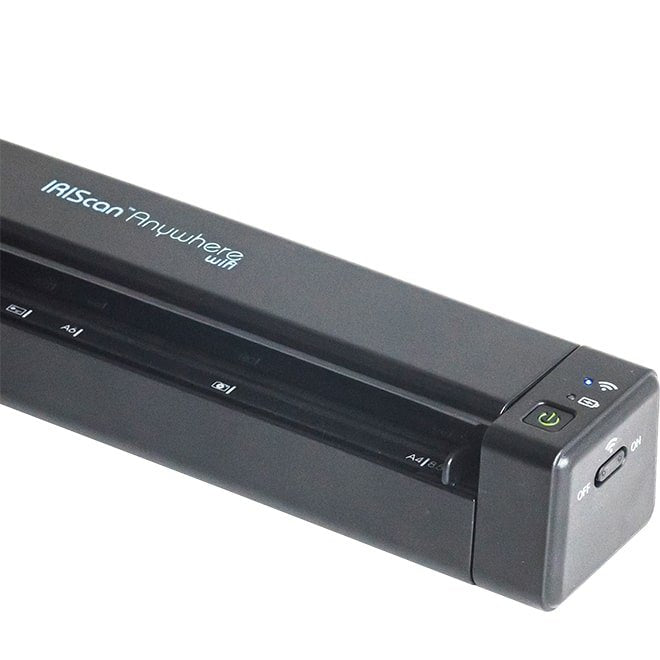 Escáner Portátil I.R.I.S. Iriscan Anywhere 6 Wifi  1200 X 1200 Dpi A4 Negro