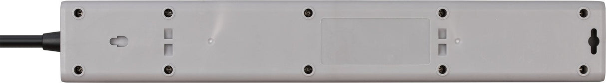 Regleta Brennenstuhl 1159780615 Base Múltiple 1,5 M 5 Salidas Ac Interior Negro, Gris