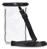 Hama Funda Impermeable Universal - Ipx8 - Cierre A Presion - Marco Fluorescente - Pvc - 12.5x1.5x20cm - Negro Y
