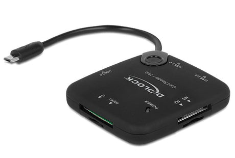 EAN 4043619655298 - DeLOCK 65529 lector de tarjeta USB 2.0 Negro imagen 1