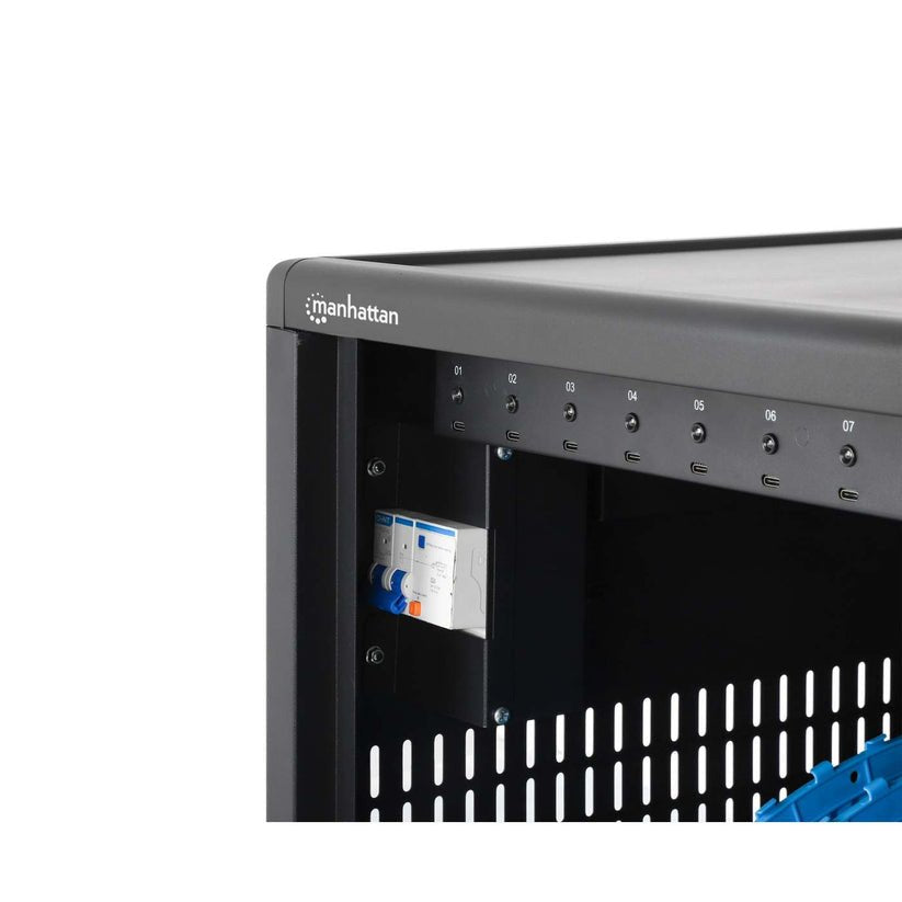 Manhattan 12-Port Usb-C Desktop Ladeschrank 65w Pro Port
