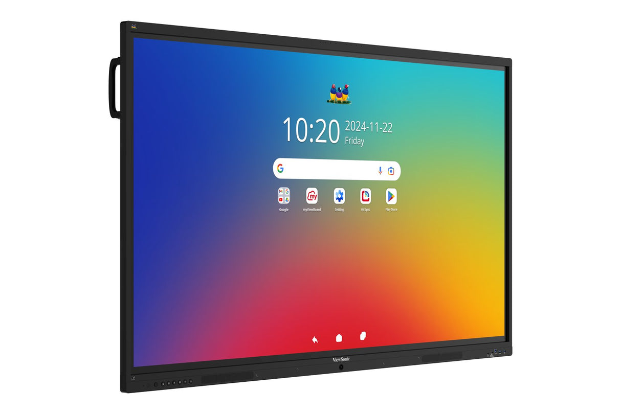 Viewboard 41 Serie Touchscreen 65inch Uhd, Android 16 Edla, Ir 450 Nits, 2x20w + Sub 15w + 8 Array Mic, 3 X Usb-C 8/128gb, 8-Core C