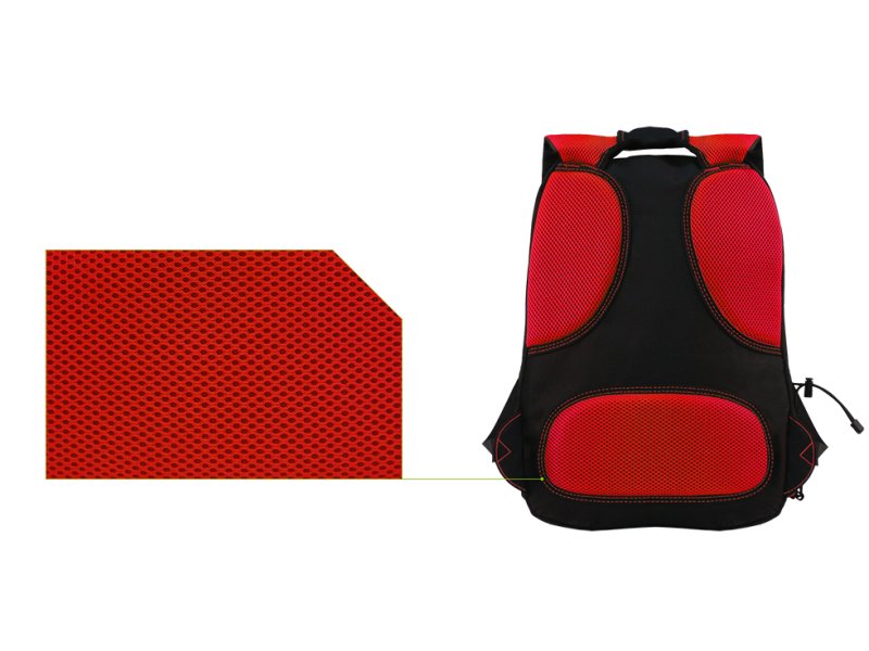 Keep Out Mochila Gaming Bk7  Negro Y Rojo 15,6\1