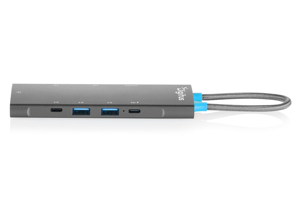 Digitus Usb-C Docking Station, 8-Port, Hdmi, Usb, Rj45, Pd