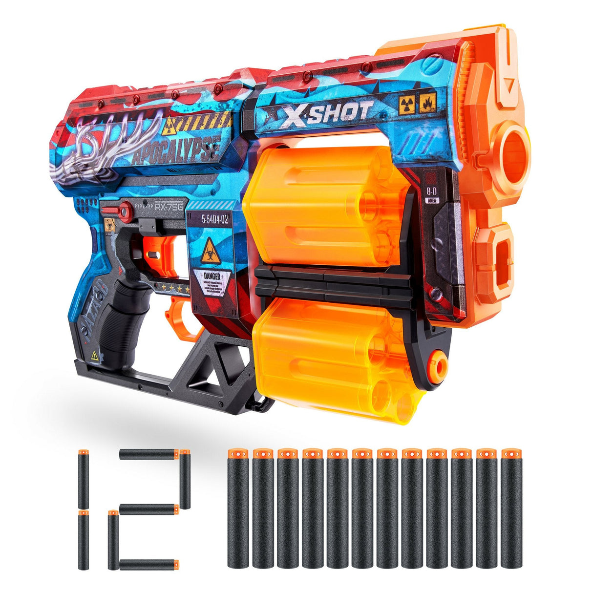 Lanzador Zuru X-Shot - Apocalipsis Aterrador, Dart Blaster
