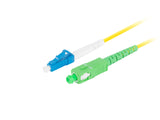 Cable Fibra Óptica 5m Lanberg Mono Lc/Upc-Sc/Apc Simplex G657a1 Lszh Amarillo