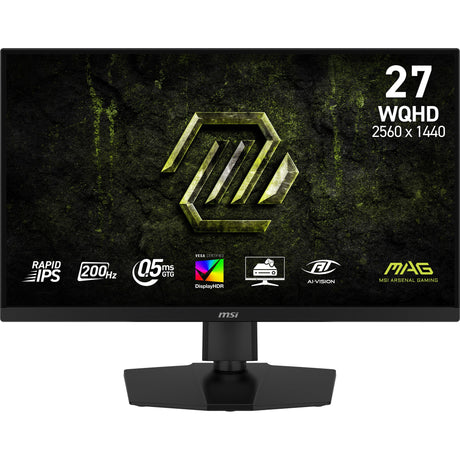 EAN 4711377368131 - MSI MAG 274QPF E20 pantalla para PC 68,6 cm (27") 2560 x 1440 Pixeles Wide Quad HD LCD Negro imagen 1