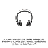 EAN 0198415336545 - HP Poly Voyager Focus 2-M USB-C-C Headset USB-C/A Adapter Charging Stand Customer Special 1 imagen 5