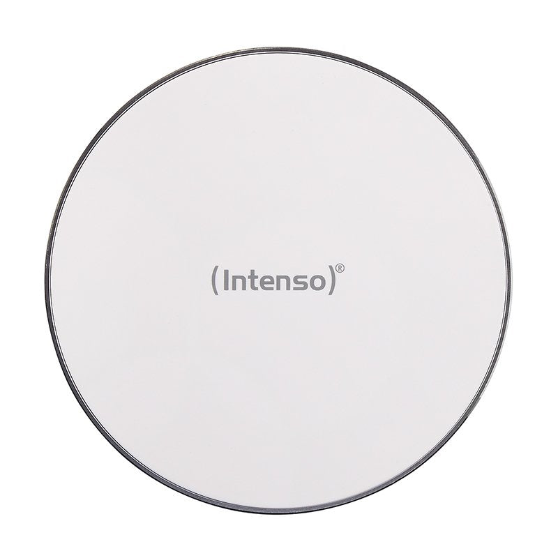 Cargador Intenso Qi Inalambrico 10w Aluminio Blanco Rapido