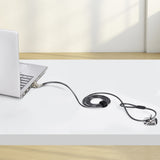 Slim Laptop Cable Lock 6.6ft - Noble Wedge Slot Compatible