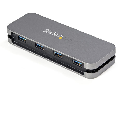 EAN 0065030883443 - StarTech.com HB30AM4AB hub de interfaz USB 3.2 Gen 1 (3.1 Gen 1) Type-A 5000 Mbit/s Negro, Gris imagen 2