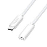 Logilink Usb 2.0 Type-C Cable, C M To C F, 480 Mbps, 100w, Blanco, 2 M
