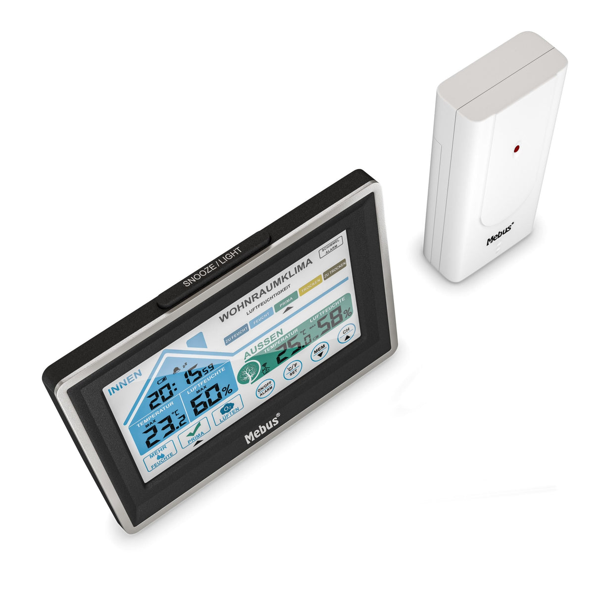 Mebus 01026 Estación Meteorológica Inalámbrica