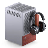 Jonsbo T6 Pc Carcasa, Mini-Tower, Mini-Itx, Tempered Glass, Madera - Plateado