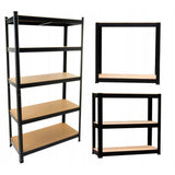 EAN 5902838469880 - Topeshop REGAŁ P9030 CZARNY soporte para almacenar herramientas de jardín Independiente Acero galvanizado imagen 1