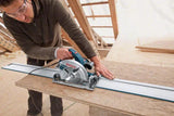 Sierra Circular Manual Bosch Gks 65 Gce Professional (Azul, 1.800 W, L-Boxx, Carril Guía Fsn 1400) 0615990m93