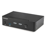 Startech.Com Switch Conmutador Kvm Displayport De 2 Puertos 4k 60hz Switch Kvm Displayport 1.2 Conmutador Kvm / Audio / Usb 2 X Kvm / Audio / Usb Sobremesa Conforme A La Taa