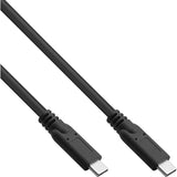 Cable Inline Usb 3.2 Gen.1x2, Usb Tipo C Macho/Macho, Negro, 5 M