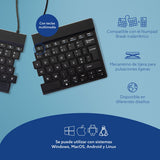 R-Go Split Break Keyboard,  Qwerty (Pt), Bluetooth, Black