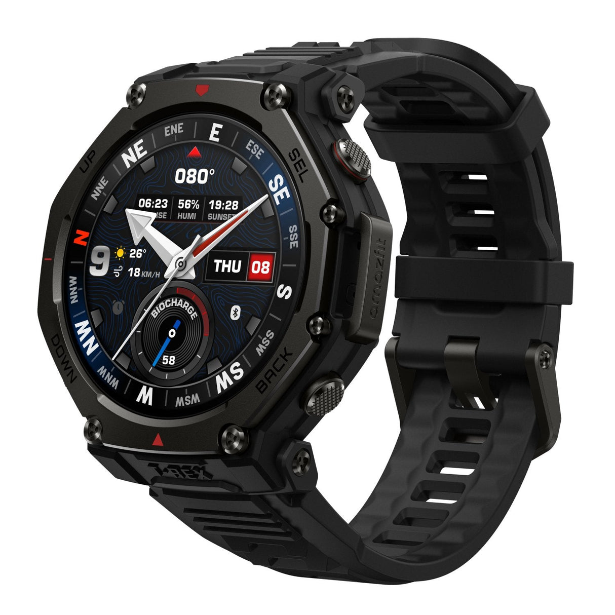 Amazfit T-Rex 3pro 44mm Tactic Black W2548gl5n