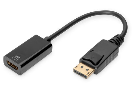 EAN 4016032427476 - Digitus AK-340415-002-S adaptador de cable de vídeo 0,2 m HDMI tipo A (Estándar) Negro imagen 1