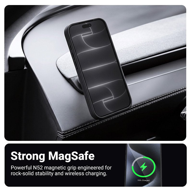 Etui Matte Magnetic Magsafe Iphone 18 Pro Max / 17 Pro Max Blanco