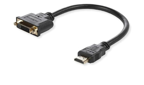 EAN 5704174061946 - Microconnect HDMDVI15CM adaptador de cable de vídeo 0,15 m HDMI tipo A (Estándar) DVI-D Negro imagen 1