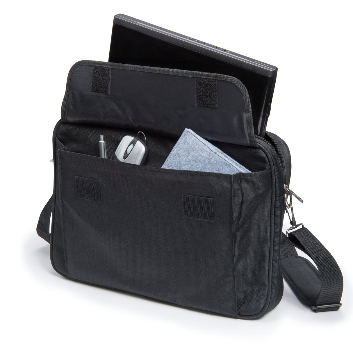 Dicota Value Toploading Kit Maletines Para Portátil 39,6 Cm (15.6") Bandolera Negro