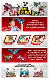 Figura Zuru Robo Alive Dino Acción T-Rex  7171