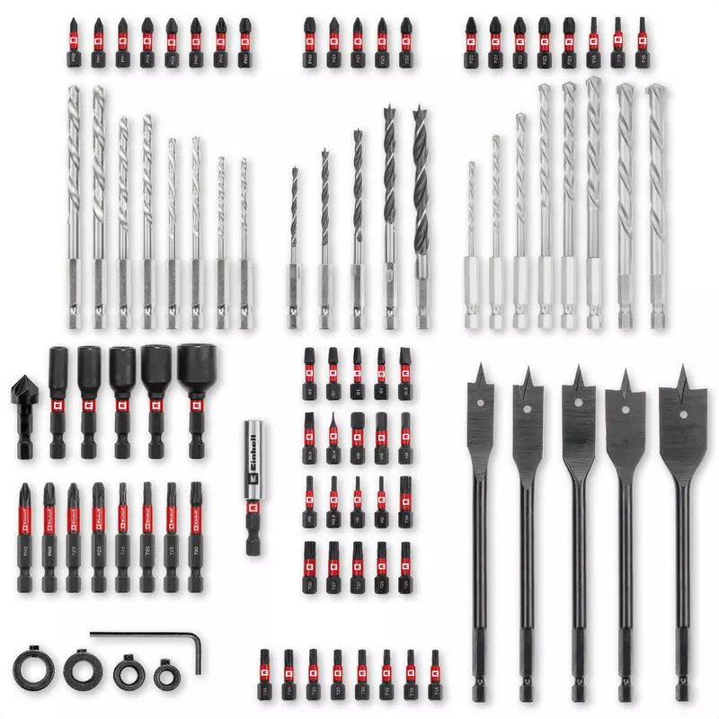Einhell-Kwb Xl-Case Impact-Bit- Und Bohrer-Set, 95-Teilig, Bohrer- & Bit-Satz 108798