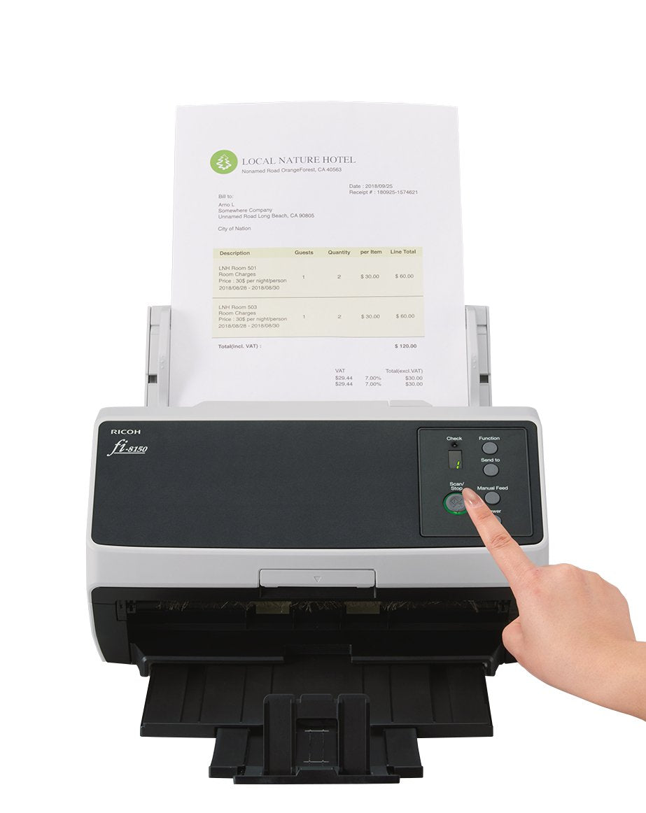 Fujitsu Fi-8150, Escáner Alimentado Por Hojas Pa03810-B101