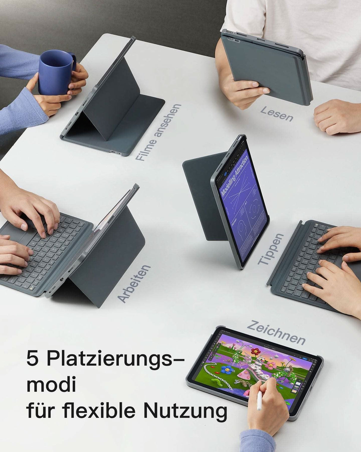 Inateck Keyboard Ipad 04111 Gray [Kb04111_gray]