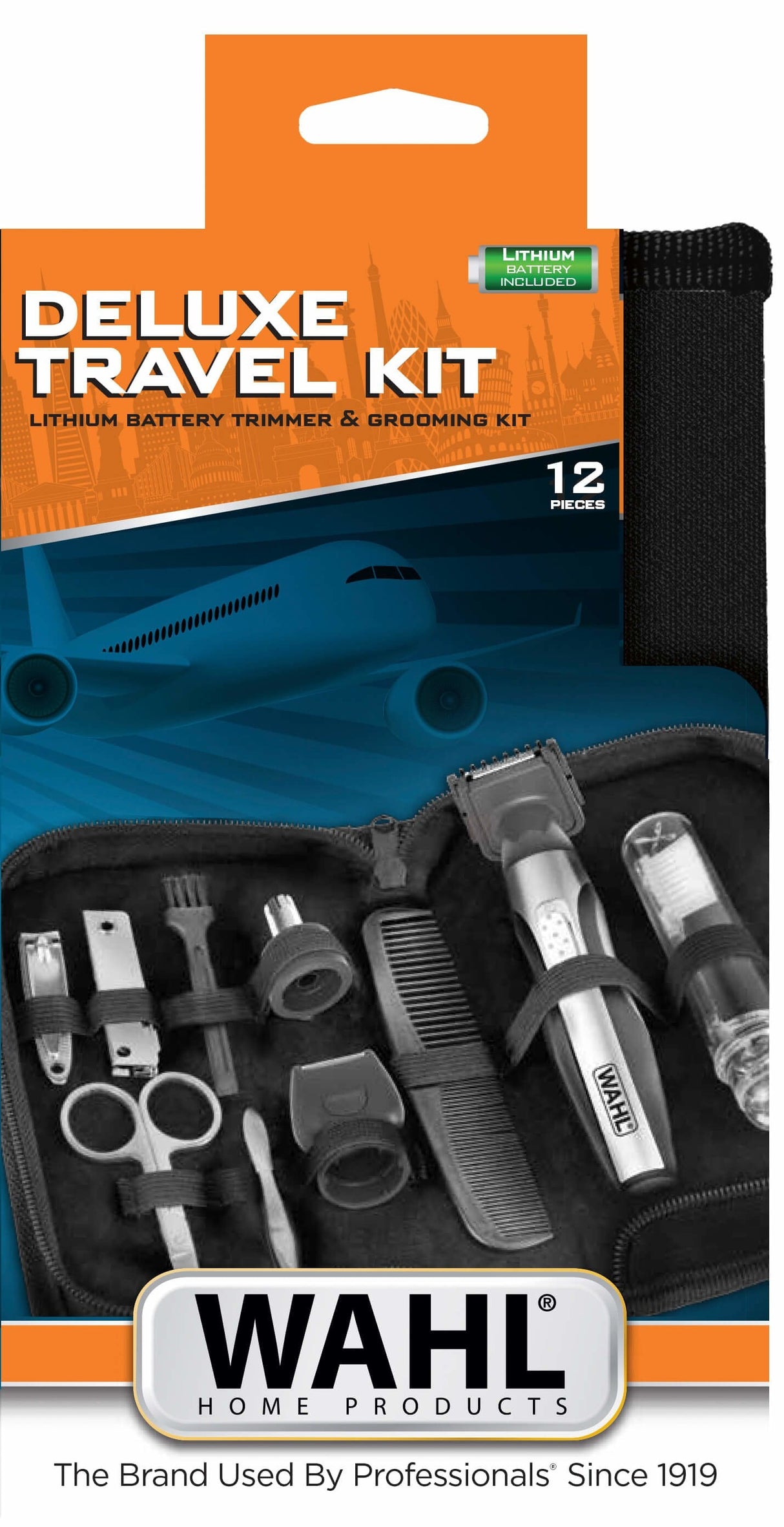 EAN 43917006109 - Wahl Travel Kit Deluxe Batería Negro, Acero inoxidable imagen 3
