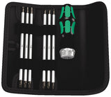 Wera 05073665001 Destornillador Manual Destornillador Múltiple Destornillador Estándar, Conjuntos De Bits Negro/Verde, De Plástico, Metal, Negro / Azul, Negro