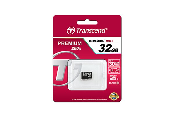 Transcend Micro Sd 32gb Clase 10 Adaptador Ts32gusdhc10