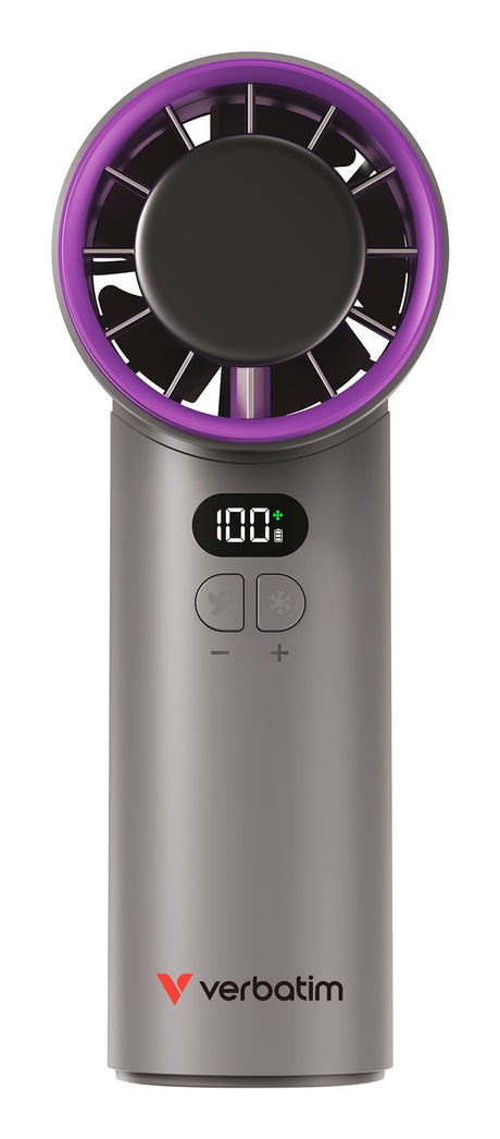 EAN 23942323426 - Verbatim Cool 'n' Go Ice Touch Gris, Púrpura Ventilador de mano imagen 2