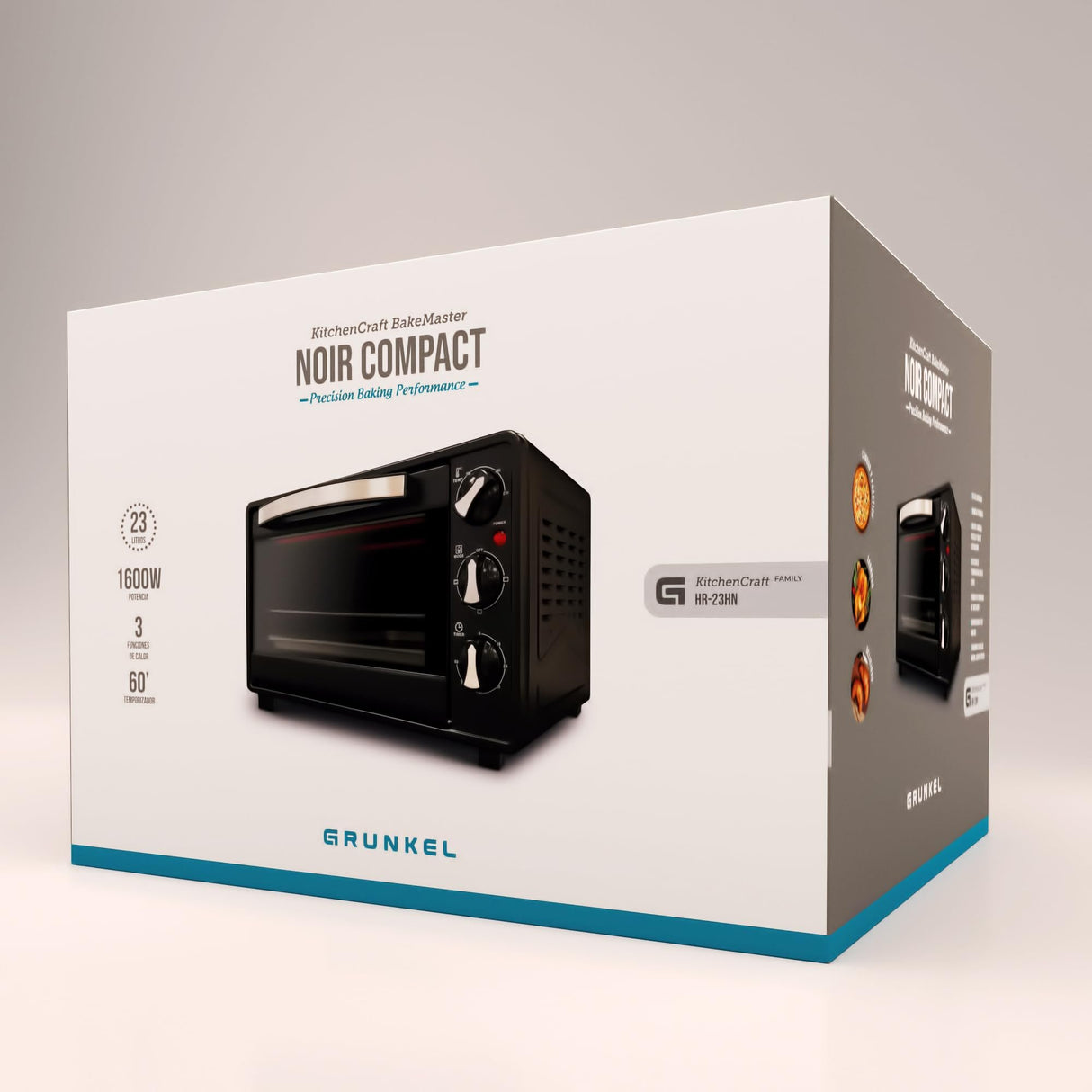 EAN 8426156012704 - Grunkel HR-23HN horno tostador 23 L 1600 W Negro imagen 10