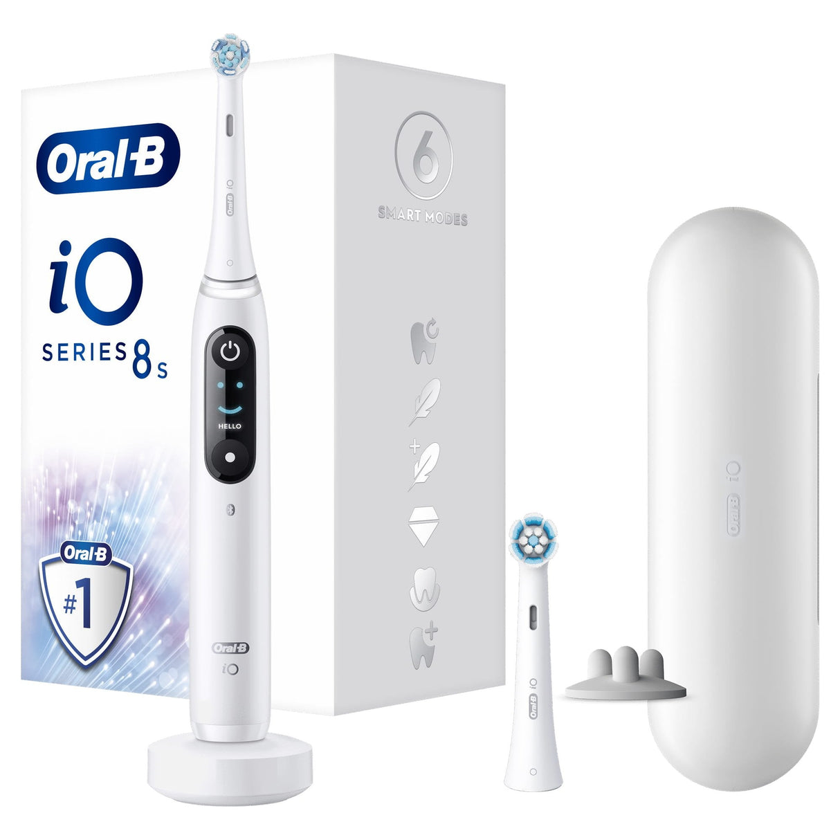 Oral-B Io Series 8s ZahnbRste Weiá