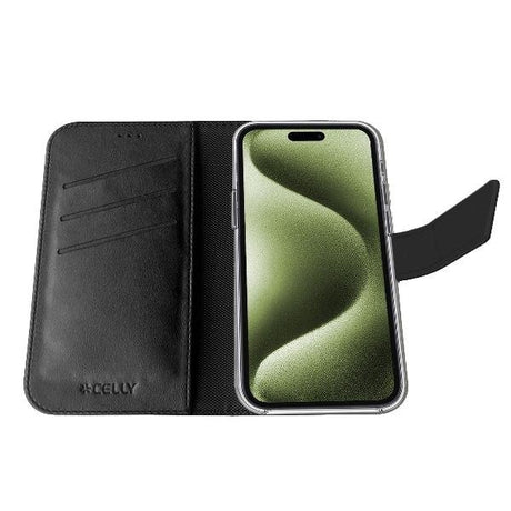 EAN 8021735223825 - Celly WALLYMAG funda para teléfono móvil 16 cm (6.3") Funda cartera Negro imagen 5