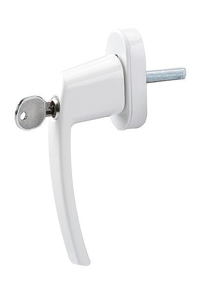 Manilla De Ventana Olympia Con Cerradura Fgs 100, Blanco