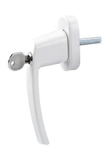 Manilla De Ventana Olympia Con Cerradura Fgs 100, Blanco