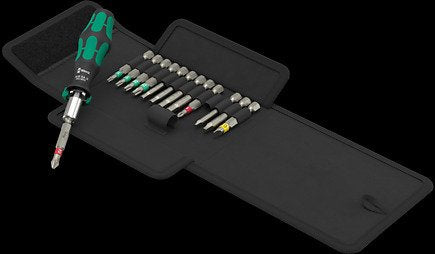 Wera 838 Ra S Imperial Set 1, 05051065001, Conjuntos De Bits Negro/Verde