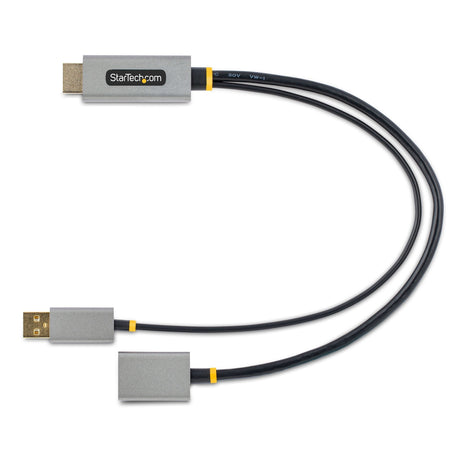 EAN 0065030897143 - StarTech.com 128-HDMI-DISPLAYPORT adaptador de cable de vídeo 0,3 m HDMI tipo A (Estándar) Negro, Gris imagen 6