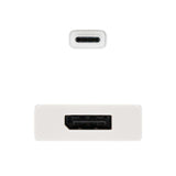 Conversor Usb-C A Displayport, Aluminio, 15 Cm