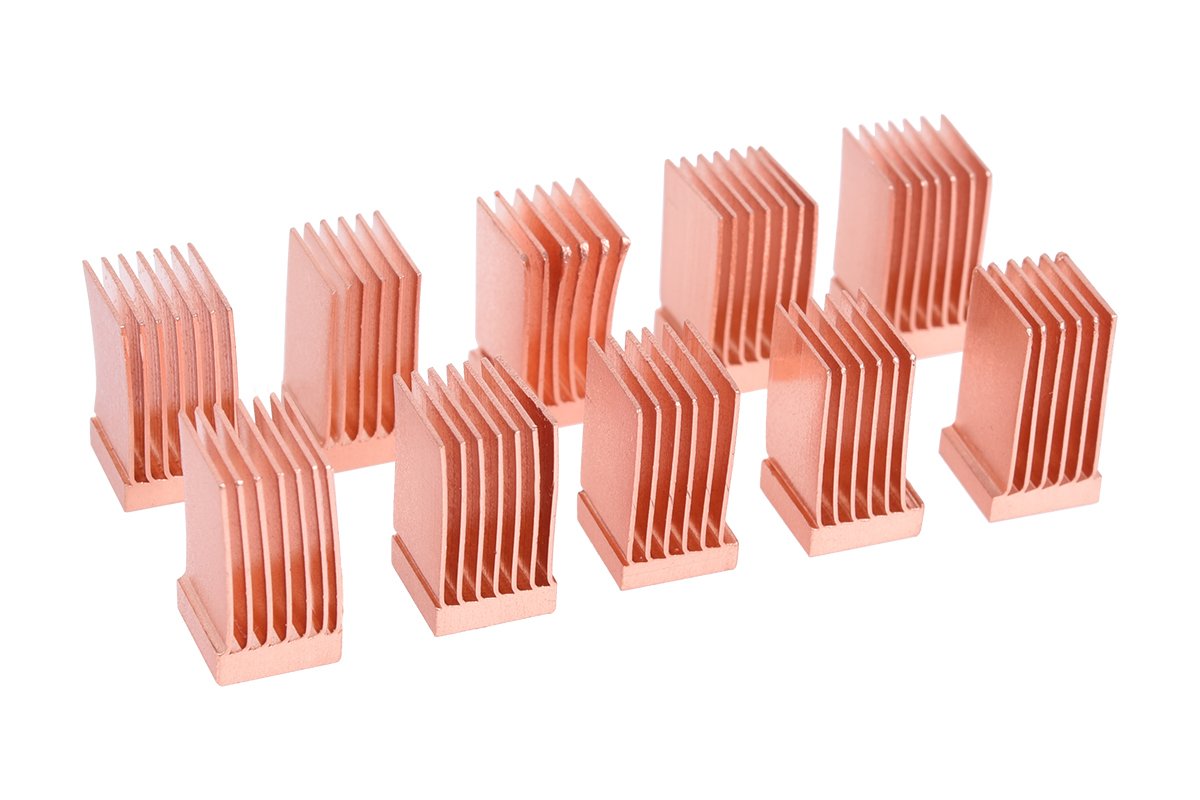 Disipadores Térmicos De Cobre Para Gpu Ram Alphacool De 6,5 X 6,5 Mm, Disipador Térmico De Cobre, 10 Piezas 17425