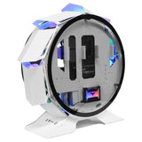Caja Pc Marsgaming Microatx Mcorb Premium Rgb Blanco