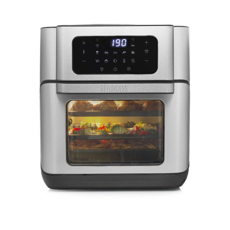EAN 8713016091451 - Princess 182065 Sencillo 10 L Independiente 1500 W Freidora de aire caliente Plata imagen 45